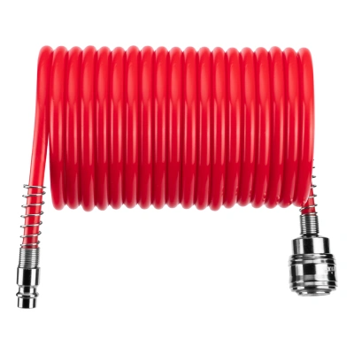 Шланг спиральный воздушный, 5 м, с быстросъемными соединениями Matrix купить в Москве с доставкой по всей России | ProtosMarket.ru