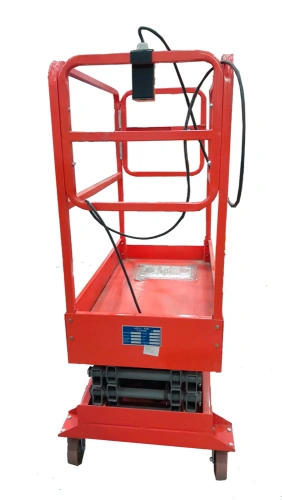 Подъемник ножничный передвижной 240 кг 3/5 м TOR GTJY DC аккумуляторный по ценам производителя в Уфе с доставкой по всей России