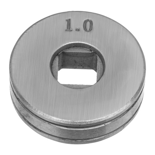 Подающий ролик, V профиль под стальную проволоку 0,8-1мм, посадка квадрат, 2 шт Denzel по ценам производителя в Уфе с доставкой по всей России