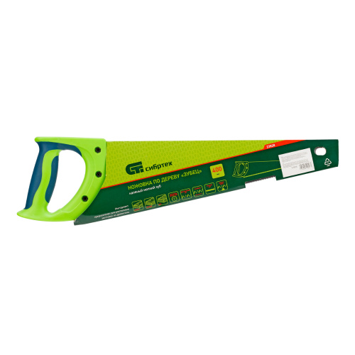 Ножовка по дереву"Зубец" для точных пильных работ, 400 мм, каленый зуб 2D, 14 TPI, двухкомпонентная рукоятка Сибртех по ценам производителя в Уфе с доставкой по всей России