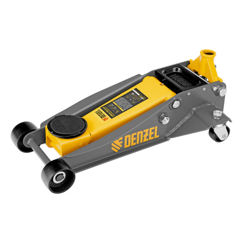 Домкрат гидравлический подкатной, 3 т, 125-470 мм, быстрый подъем, проф. Denzel по ценам производителя в Уфе с доставкой по всей России