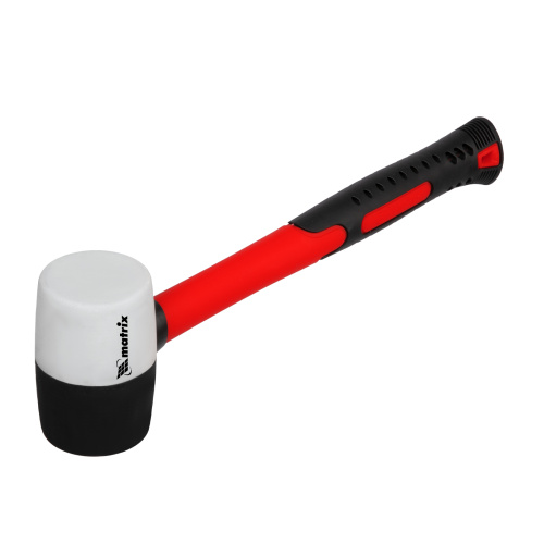 Киянка резиновая, 225 г, черно-белая резина, фибергласовая рукоятка Matrix по ценам производителя в Уфе с доставкой по всей России