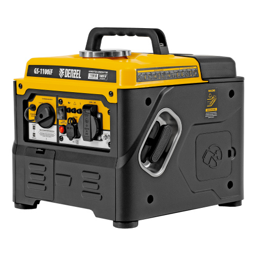 Генератор инверторный GS-1100iF, 1,1 кВт, 230 В, ручной старт DENZEL купить в Москве с доставкой по всей России | ProtosMarket.ru