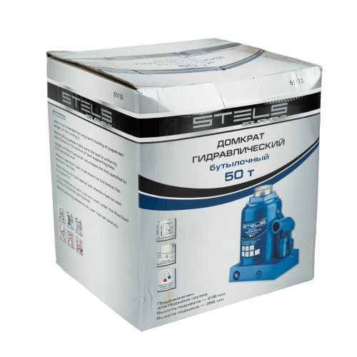 Домкрат гидравлический бутылочный, 50 т, H подъема 236-356 мм Stels по ценам производителя в Уфе с доставкой по всей России