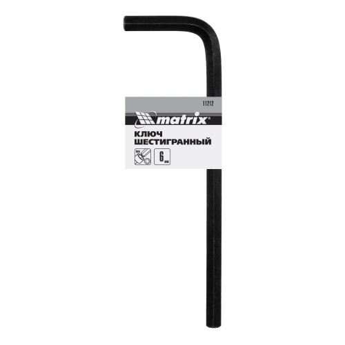 Ключ имбусовый HEX, 6 мм, CrV Matrix по ценам производителя в Уфе с доставкой по всей России