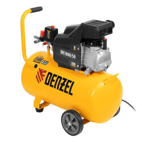 Компрессор воздушный DK1800/50, Х-PRO 1.8 кВт, 280л/мин, 50л Denzel по ценам производителя в Уфе с доставкой по всей России