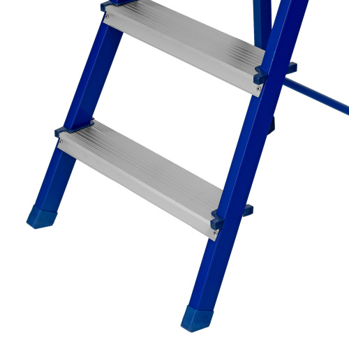 Стремянка, 4 ступени, стальной профиль, алюминиевые ступени Сибртех по ценам производителя в Уфе с доставкой по всей России