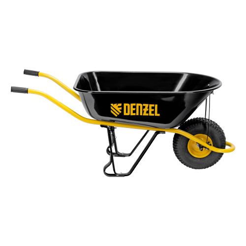 Тачка строительная, усиленная, объем 130 л, 230 кг, колесо 15х6.00-6 Denzel по ценам производителя в Уфе с доставкой по всей России