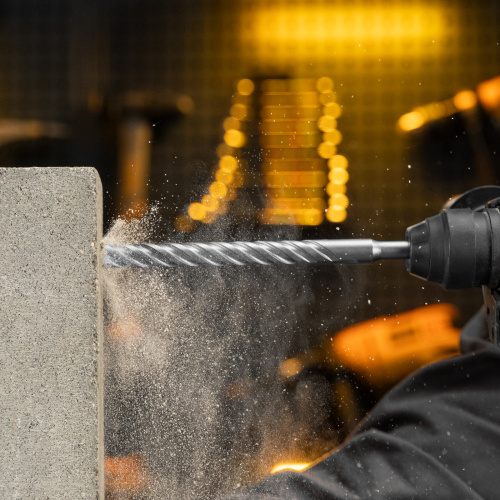 Бур по бетону, цельная крестовая пластина, 14x215 мм, SDS PLUS Denzel по ценам производителя в Уфе с доставкой по всей России