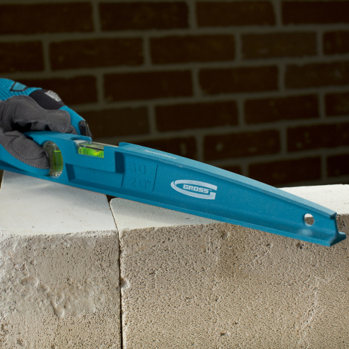 Уровень литой, 500 мм, 2 глазка Gross по ценам производителя в Уфе с доставкой по всей России