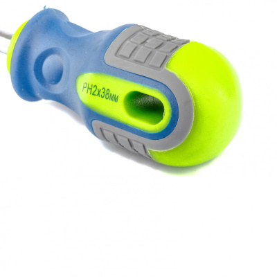 Отвертка, PH2 х 38 мм, CrV, трехкомпонентная рукоятка Сибртех по ценам производителя в Уфе с доставкой по всей России