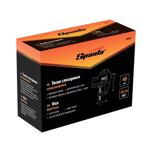 Тиски, 40 мм, крепление для стола Sparta по ценам производителя в Уфе с доставкой по всей России