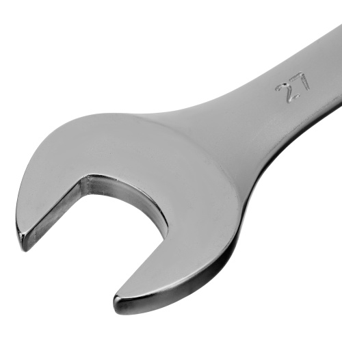 Ключ комбинированный, 27 мм, CrV, матовый хром Stels по ценам производителя в Уфе с доставкой по всей России