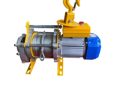 Лебедка электрическая  300/600кг  60/30м с канатом 220В 24м/мин алюминиевый корпус TOR KCD (TSA) по ценам производителя в Уфе с доставкой по всей России