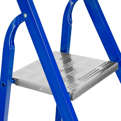 Стремянка, 9 ступеней, стальной профиль, алюминиевые ступени Сибртех по ценам производителя в Уфе с доставкой по всей России