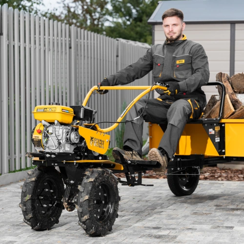 Мотоблок DPT-370S, 7 л.с., ремен.сцеп, фрез 3х4, ШОМ, передачи 3В/1Н Denzel по ценам производителя в Уфе с доставкой по всей России