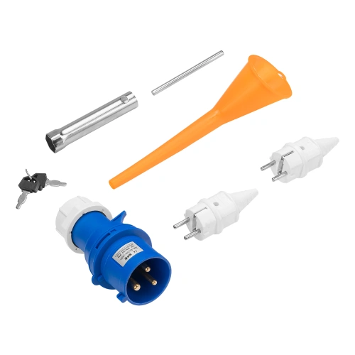 Генератор бензиновый PS 90 EA, 9.0 кВт, 230В, 25 л, коннектор автоматики, электростартер Denzel по ценам производителя в Уфе с доставкой по всей России