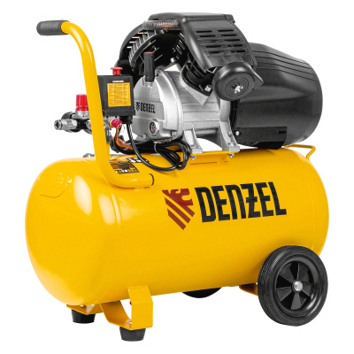 Компрессор воздушный DCV2200/50, прямой привод, 2.2 кВт, 50 литров, 380 л/мин Denzel по ценам производителя в Уфе с доставкой по всей России