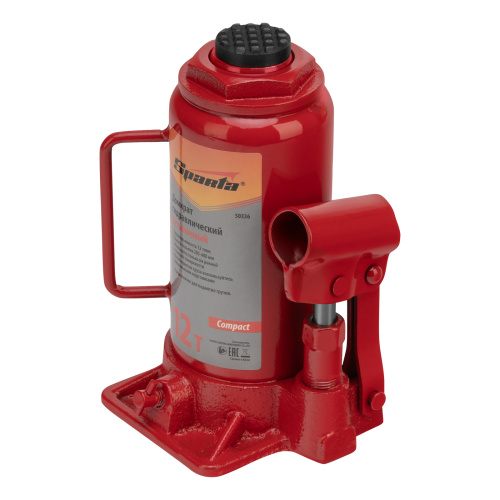 Домкрат гидравлический бутылочный 12 т, h подъема 205-400 мм Sparta Compact по ценам производителя в Уфе с доставкой по всей России
