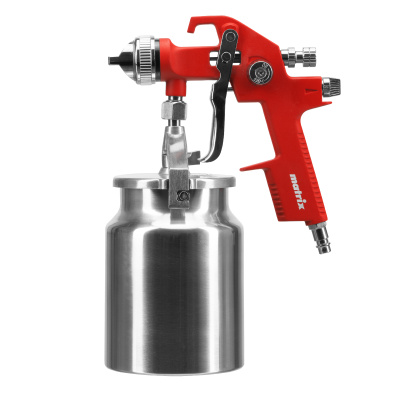 Краскораспылитель HVLP пневмат. с нижним бачком V= 1 л, сопло диаметром 1.4 мм Matrix по ценам производителя в Уфе с доставкой по всей России