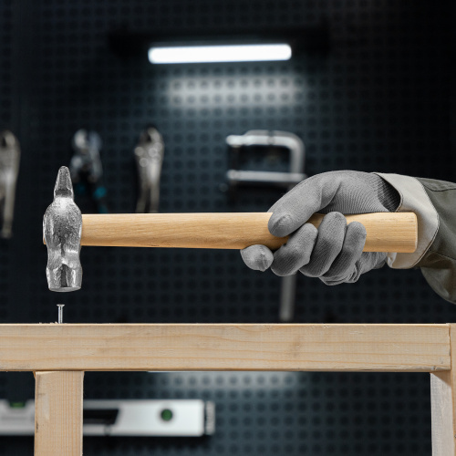 Молоток слесарный, 500 г, круглый боек, деревянная рукоятка по ценам производителя в Уфе с доставкой по всей России