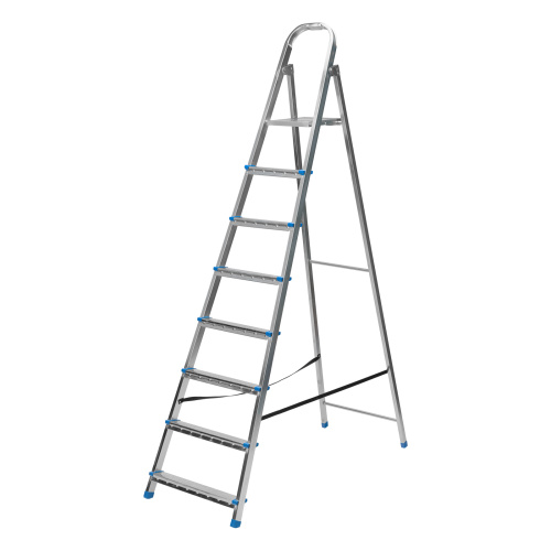 Стремянка, 8 ступеней, стальная, оцинкованная Сибртех по ценам производителя в Уфе с доставкой по всей России