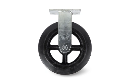 Колесо большегрузное неповоротное FCd 85 250 мм обрезиненное (F) по ценам производителя в Уфе с доставкой по всей России