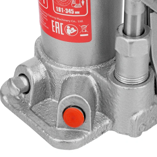 Домкрат гидравлический бутылочный, 2 т, высота подъема 181-345 мм, в пластиковый кейсе Matrix по ценам производителя в Уфе с доставкой по всей России