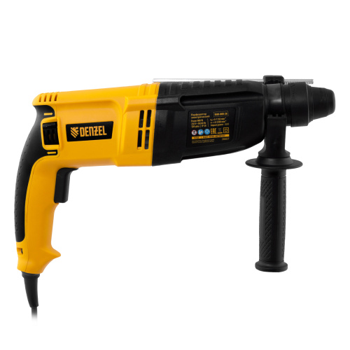 Перфоратор электрический RHH-800-26, SDS-plus, 800 Вт, 3 Дж, 3 плюс 1 реж. Denzel по ценам производителя в Уфе с доставкой по всей России