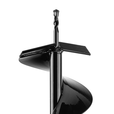 Шнек для грунта E-150, диаметр 150 мм, длина 800 мм,соединение 20 мм, несъемный нож Denzel по ценам производителя в Уфе с доставкой по всей России