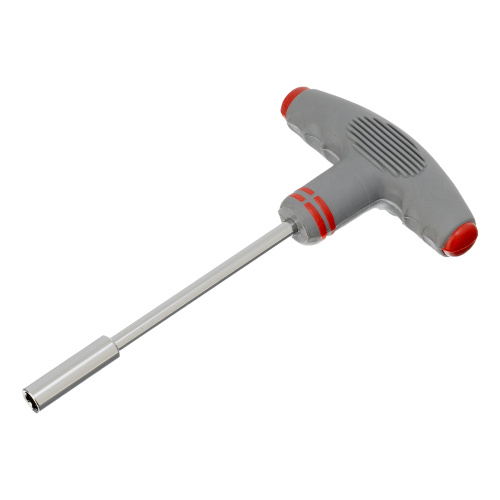 Отвертка с Т-образной эргономичной ручкой и набором бит, 11 шт, CrV Matrix по ценам производителя в Уфе с доставкой по всей России