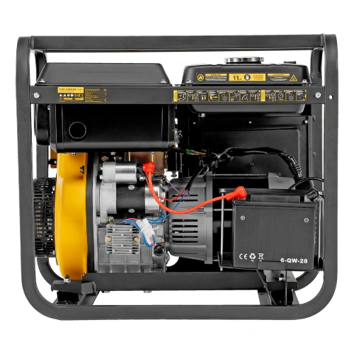 Генератор дизельный DES-55E, 5,5 кВт, 230 В, 11 л, электростартер Denzel по ценам производителя в Уфе с доставкой по всей России