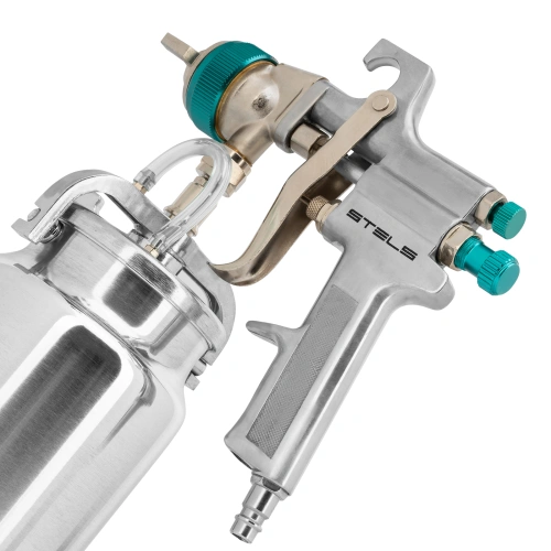 Краскораспылитель AS 702 НP профессиональный, всасывающего типа, сопло 1.8 мм и 2 мм Stels по ценам производителя в Уфе с доставкой по всей России
