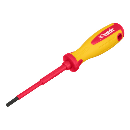 Отвертка Insulated, SL4 x 100 мм, CrMo, до 1000 В, двухкомпонентная рукоятка Matrix Professional по ценам производителя в Уфе с доставкой по всей России