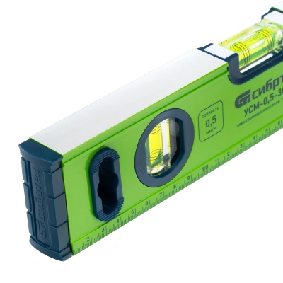 Уровень алюминиевый УСМ-0,5-300, фрезерованный, 3 глазка, магнитный, 300 мм Сибртех по ценам производителя в Уфе с доставкой по всей России