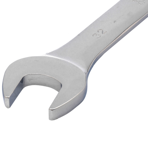 Ключ комбинированный трещоточный, 32 мм, CrV, зеркальный хром Matrix по ценам производителя в Уфе с доставкой по всей России