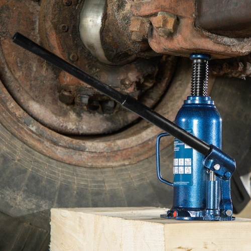 Домкрат гидравлический бутылочный, 12 т, h подъема 227-457 мм Stels по ценам производителя в Уфе с доставкой по всей России