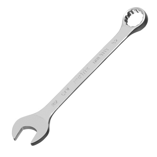 Ключ комбинированный, 32 мм, CrV, матовый хром Matrix по ценам производителя в Уфе с доставкой по всей России