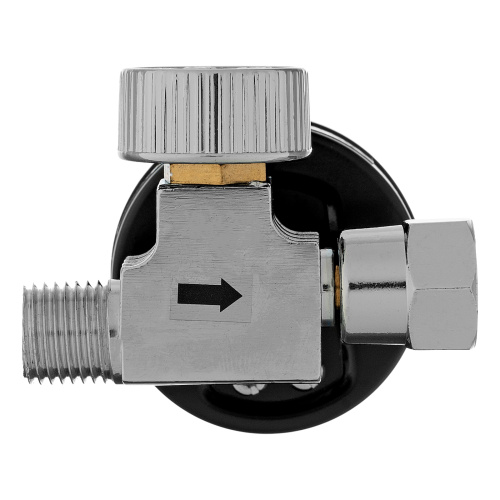 Регулятор давления с манометром для краскораспылителя K1500, 12 бар, 1/4" Denzel по ценам производителя в Уфе с доставкой по всей России