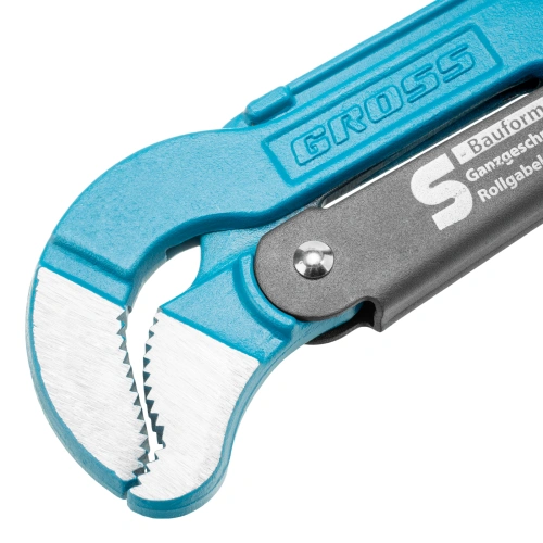 Ключ трубный рычажный 2, №3, цельнокованый, CrV, тип "S" Gross по ценам производителя в Уфе с доставкой по всей России