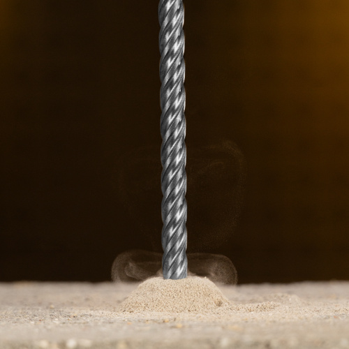 Бур по бетону, цельная крестовая пластина, 8x265 мм, SDS PLUS Denzel по ценам производителя в Уфе с доставкой по всей России