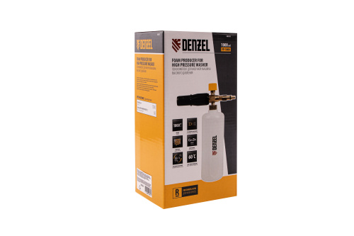 Пенокомплект FPB-1000, для моечных машин высокого давления, латунь  Denzel по ценам производителя в Уфе с доставкой по всей России