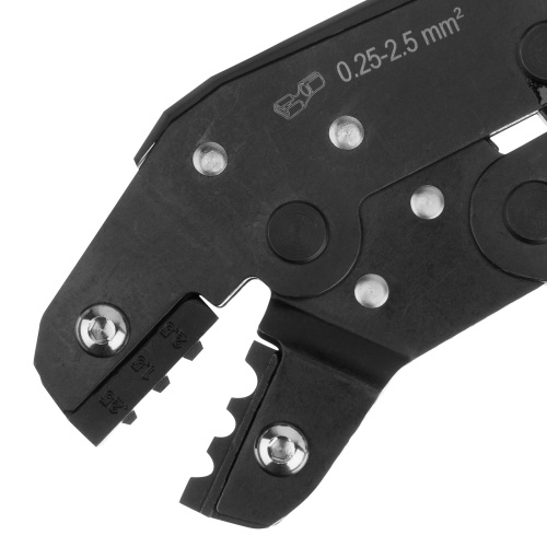 Клещи для обжима неизолированных наконечников НК и НВ, разъемов РП, 0,25 - 2,5 мм2 Denzel по ценам производителя в Уфе с доставкой по всей России