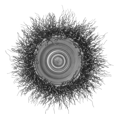Щетка для дрели, 50 мм, "чашка" со шпилькой, витая проволока 0.3 мм Сибртех по ценам производителя в Уфе с доставкой по всей России