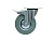 Колесо поворотное серая резина SCB 63 f 160 мм с тормозом по ценам производителя в Уфе с доставкой по всей России