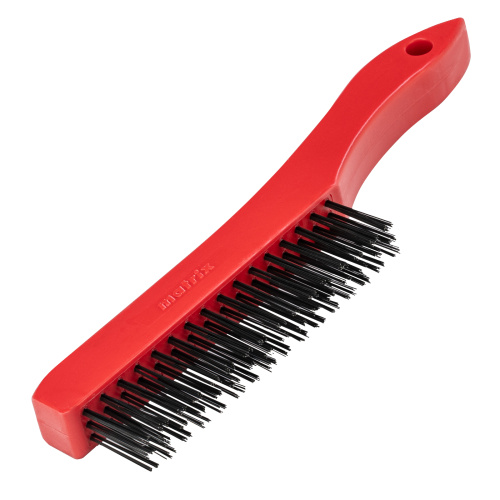 Щетка зачистная трехрядная, закаленная прямая проволока с пластиковой ручкой Matrix по ценам производителя в Уфе с доставкой по всей России