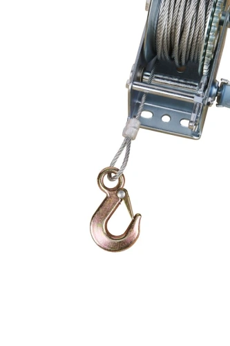 Лебедка ручная барабанная с тросом  400кг  20м оцинкованная TOR FD по ценам производителя в Уфе с доставкой по всей России