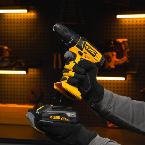 Дрель-шуруповерт аккумуляторная ударная CID-18-0, Li-Ion, 18 В Denzel по ценам производителя в Уфе с доставкой по всей России