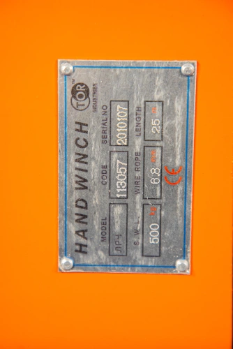 Лебедка ручная червячная TOR ЛРЧ 500 (VS) 0,5 т 25 м по ценам производителя в Уфе с доставкой по всей России