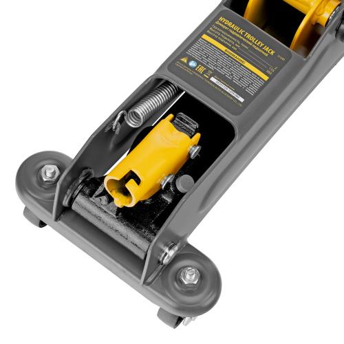 Домкрат гидравлический подкатной, 2 т, 135-385 мм Denzel по ценам производителя в Уфе с доставкой по всей России